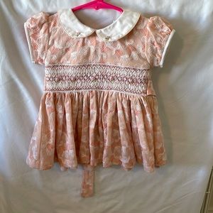 Baby Girl New Bambino Smocked dress